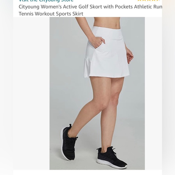 city young Dresses & Skirts - City Young Woman’s Golf Skorts with pocket athletic running tennis workout
